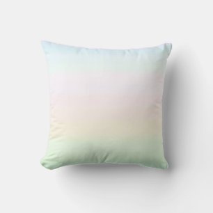 Elegante helle Pastellfarben-Verlauf Kissen