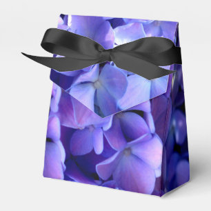 Elegante hellviolette blaue magenta Hortensienblüt Geschenkschachtel