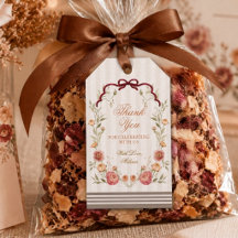 Elegante Herbst-Blumen-Dankeschön-Baby-Party