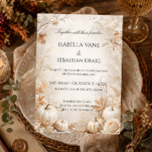 Elegante Herbst-Kürbis-Hochzeit