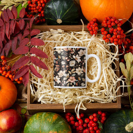 Elegante Herbstflora Tasse