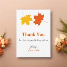 Elegante Herbstlaub Herbst Blüte 60. Geburtstag