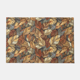 Elegante Herbstlaube aus festem Glas - Rustikaler Fußmatte