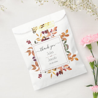 Elegante Herbstwoche Geschenktütchen