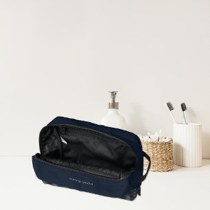 Elegante Herren-Monogramm   Personalisiert Waschbeutel