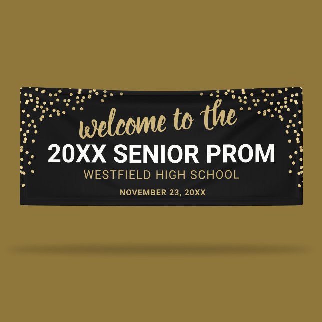 Elegante High School Prom Banner (Von Creator hochgeladen)