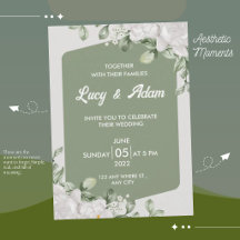 Elegante Hochzeit auf grüner Seite Weiße Blütenhoc