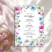 Elegante Hochzeit der Wildblume Garden