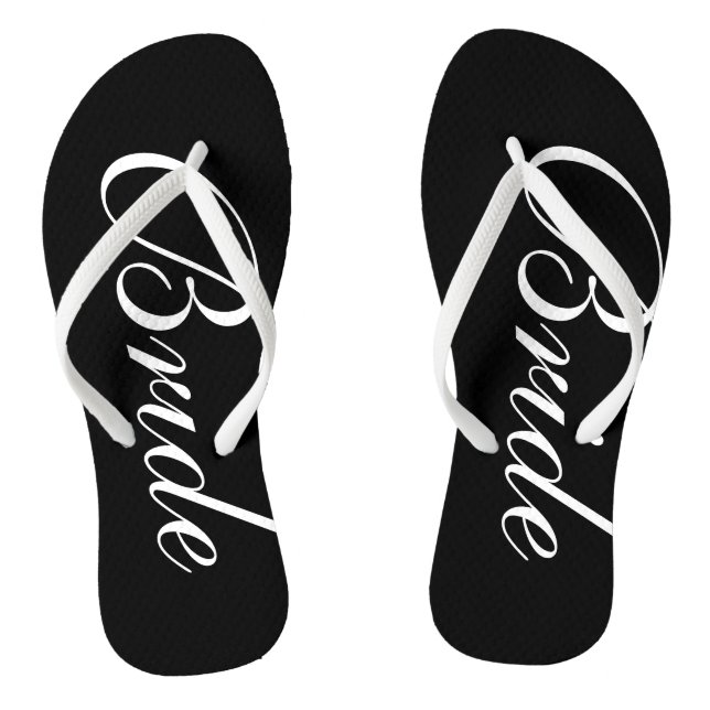 Elegante Hochzeit drehen Reinfälle für Braut und Flip Flops (Fußbett)