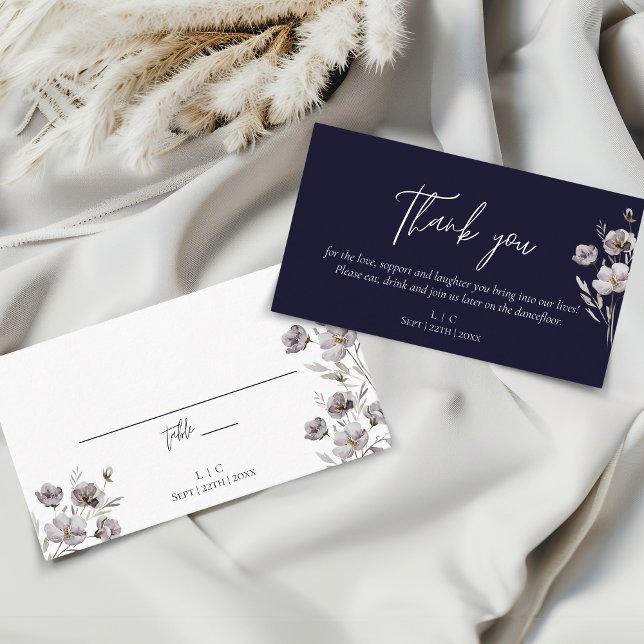 Elegante Hochzeit dunkle Marine Aquarell vielen Da Platzkarte (Von Creator hochgeladen)