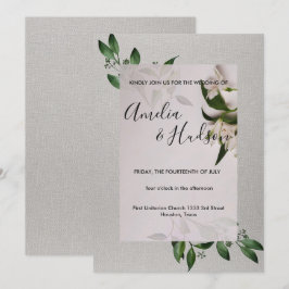 Elegante Hochzeit Einladung