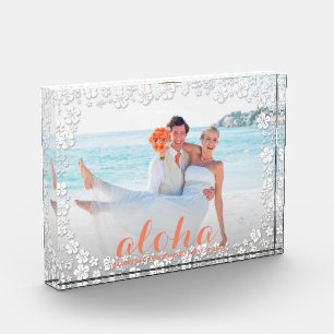 Elegante HOCHZEIT Fotoblock