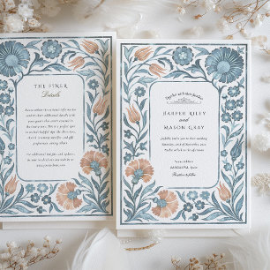 Elegante Hochzeit im Stil von Iznik Einladung