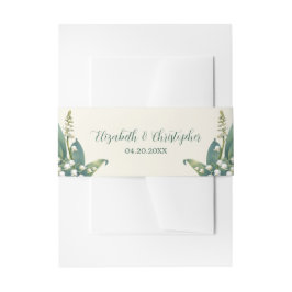 Elegante Hochzeit im Tal Einladungsbanderole