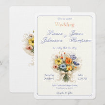 Elegante Hochzeit in Elfenbein und Staubblau