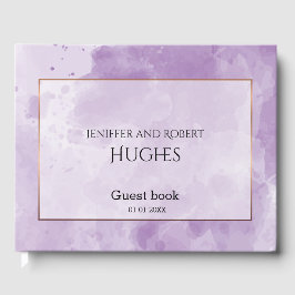 Elegante Hochzeit in Lavender Gästebuch
