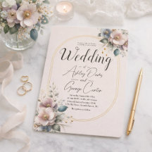 Elegante Hochzeit in Rosa, Blau und Creme