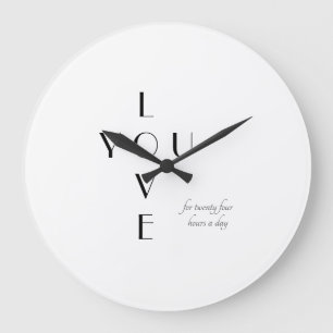 Elegante Hochzeit Liebe Sie die Uhr