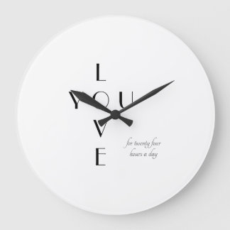 Elegante Hochzeit Liebe Sie die Uhr