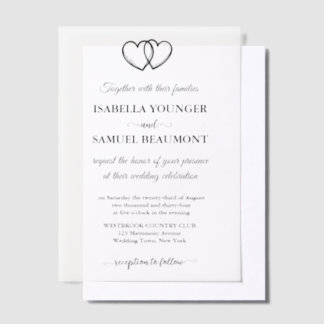 Elegante Hochzeit mit benutzerdefiniertem Text für