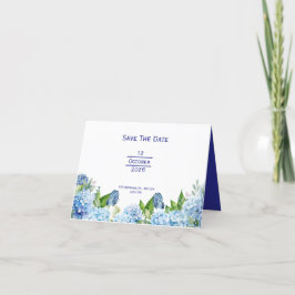 Elegante Hochzeit mit Blumen Ankündigung