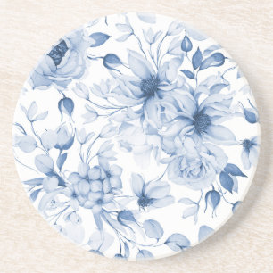 Elegante Hochzeit mit Blumen Getränkeuntersetzer