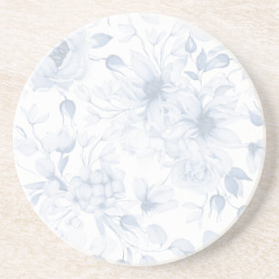 Elegante Hochzeit mit Blumen Getränkeuntersetzer