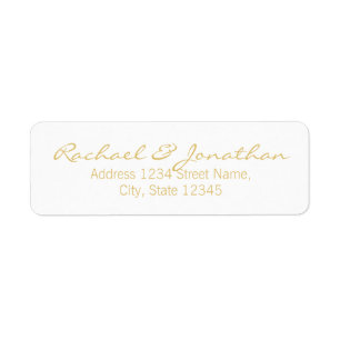 Elegante Hochzeit mit Gold und Weiß