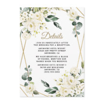 Elegante Hochzeit mit goldenem geometrischem Blume