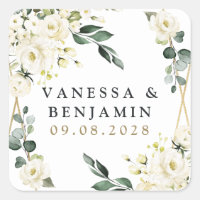 Elegante Hochzeit mit goldenem geometrischem Blume