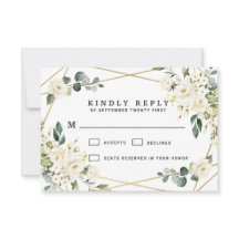 Elegante Hochzeit mit goldenem geometrischem Blume