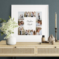 Elegante Hochzeit mit minimalem Foto