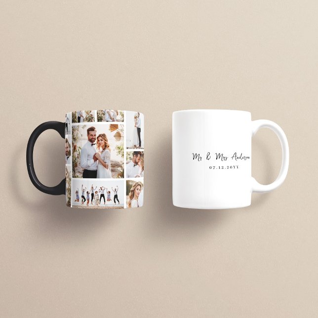 Elegante Hochzeit mit minimalem Foto Tasse (Von Creator hochgeladen)