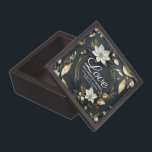 Elegante Hochzeit mit Schwarz-weißem und goldenem  Kiste<br><div class="desc">Moderne elegante Schwarz-weiße und goldene Blumenkreide Hochzeitsstimmung Geschenkboxen Vorlagen. Diese Designs können für Ihren Besondere Anlass Personalisiert sein und wären perfekt für Ihre Hochzeit,  Brautparty,  Engagement Party,  Geburtstagsparty und viele weitere Besondere Anlässe.</div>