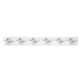 Elegante Hochzeit Satinband