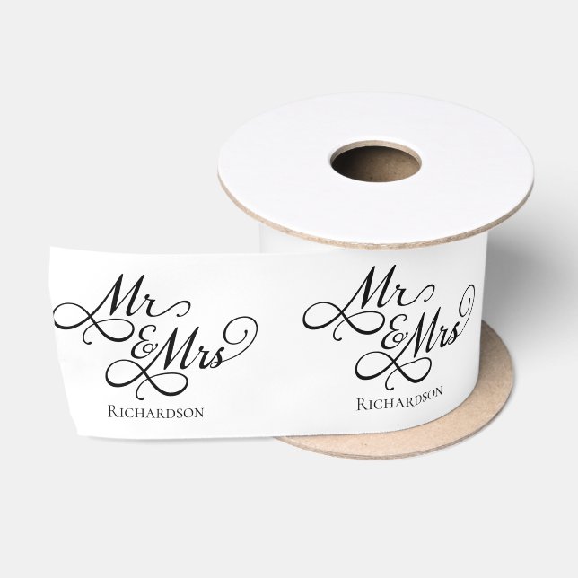 Elegante Hochzeit Satinband (Spule)