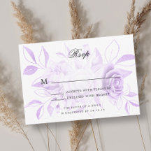 Elegante Hochzeit UAWG Lila Wasserfarben