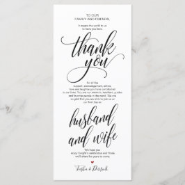 Elegante Hochzeit Vielen Dank Platzieren Setting C Programm