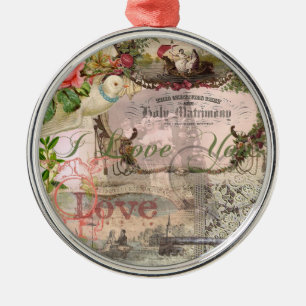 Elegante Hochzeit Vintage-Hochzeit Antik Vintage Ornament Aus Metall