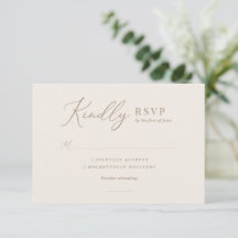 Elegante Hochzeit von Elfenbein und Goldkalligrafi