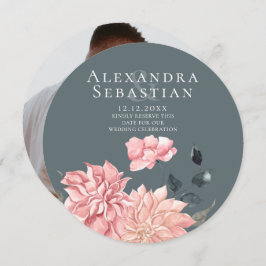 Elegante Hochzeit von Wasserfarben: Das Datum spei Save The Date