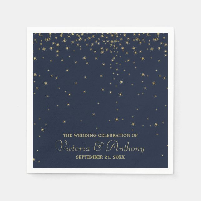 Elegante Hochzeiten von Marinestreitkräften und Go Serviette (Vorderseite)