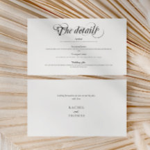 Elegante Hochzeitsdetails Unterkunft