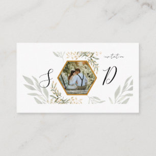 Elegante Hochzeitseinladung, die dazu dient, die L Begleitkarte