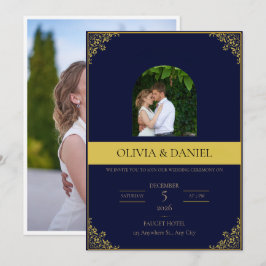 Elegante Hochzeitseinladung Einladung