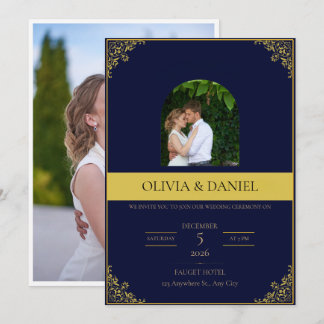 Elegante Hochzeitseinladung Einladung
