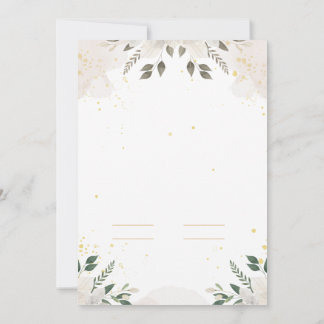 Elegante Hochzeitseinladung - Modernes Design Einladung