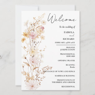 Elegante Hochzeitskarte für die Elfenbeinküche - W