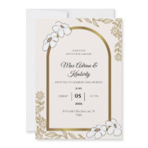 Elegante Hochzeitskarten | Minimalistische Designs