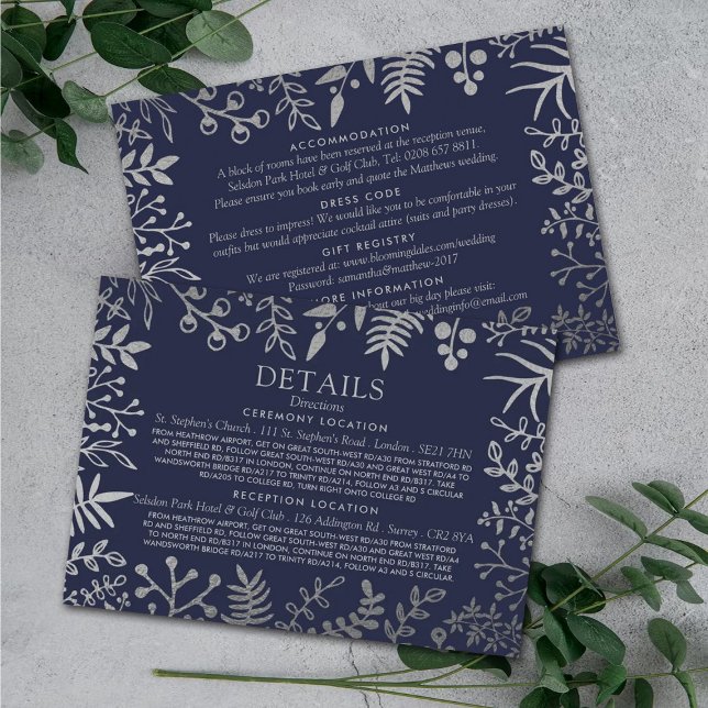 Elegante Hochzeitskollektion für Seestreitkräfte u Begleitkarte (Von Creator hochgeladen)